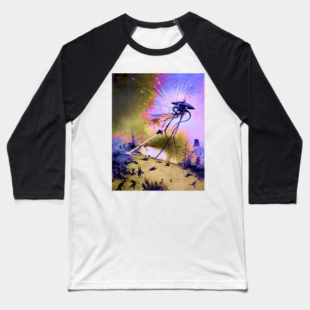 War of the Worlds, Part Three Baseball T-Shirt by pompeiigod